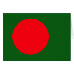 Bangladesh High quality Flag Greeting Cards