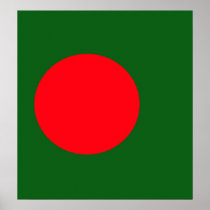 Bangladesh High quality Flag Print