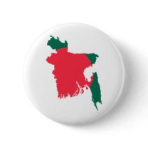 Bangladesh map BD Pinback Buttons
