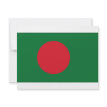 Bangladesh National Flag Personalized Invitations