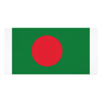 Bangladesh National Flag Custom Photo Card