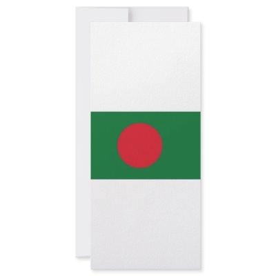 Bangladesh National Flag Rack Card Template by All_Flags