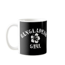 Bangladesh Pink Girl Mugs