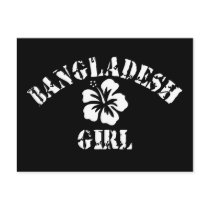 Bangladesh Pink Girl Post Card