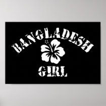 Bangladesh Pink Girl Print