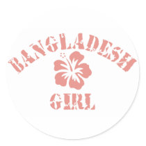 Bangladesh Pink Girl stickers by repofcountries Bangladesh Pink Girl stickers