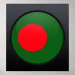 Bangladesh quality Flag Circle Posters