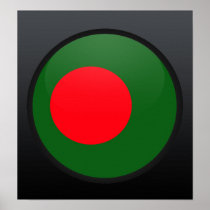 Bangladesh quality Flag Circle Posters