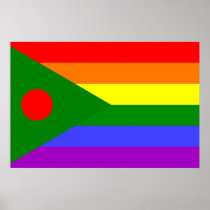 Bangladesh Rainbow, Lebanon flag Poster