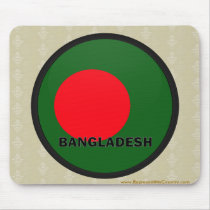 Bangladesh Roundel quality Flag Mousepads