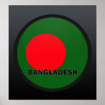 Bangladesh Roundel quality Flag Posters