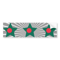 Bangladesh Star Bumper Sticker