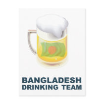 Bangladeshi Drinking Team Post Card