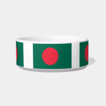 Bangladeshi Flag Cat Bowls