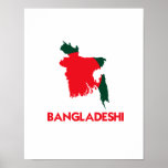 BANGLADESHI MAP POSTERS