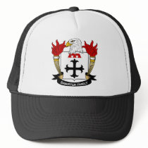 Banister Family Crest hats