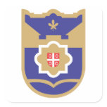 Banja Luka Coat of Arms Square Sticker