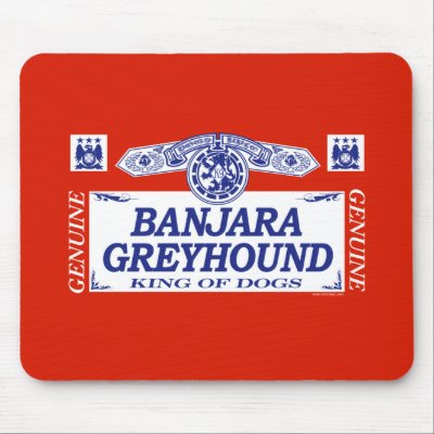 Banjara Greyhound Mouse Pad by dogbreedz