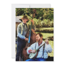 Banjo and Bass Invitations