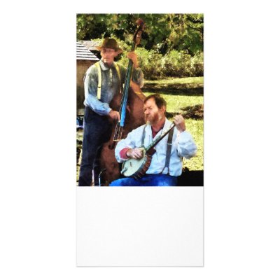 Banjo and Bass Photo Card by SusanSavad
