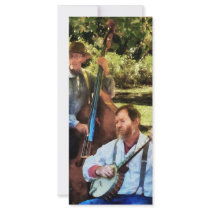 Banjo and Bass Custom Rack Card