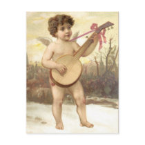 Banjo Angel Postcard postcards