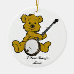 BANJO BEAR-ORNAMENT