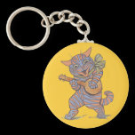 Banjo Cat Keychain