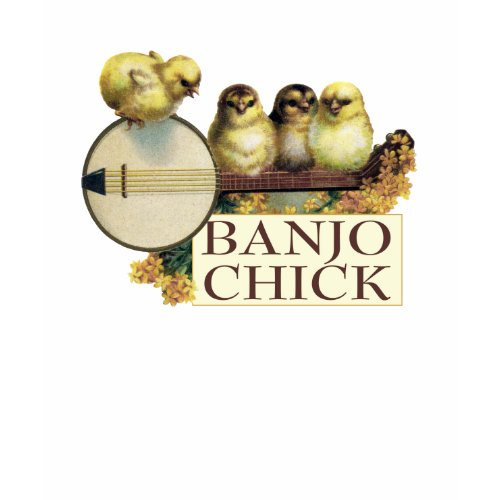 Banjo Chick Ladies Baby Doll (Fitted) shirt