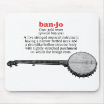 Banjo Definition Mousepad mousepads