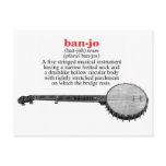 Banjo Definition Postcard Banjo Definition Postcard