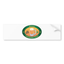 Banjo Drinking Team Bumper Sticker