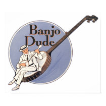 Banjo Dude Poster posters