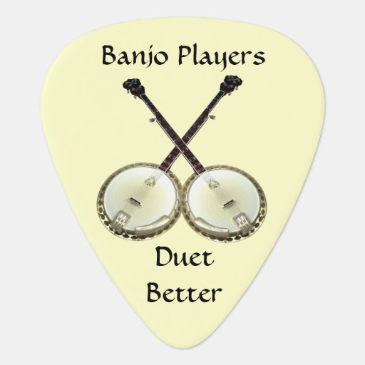 Banjo Duet Pick Guitar Pick Zazzle
