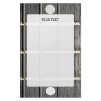 Banjo Fretboard Framed Writing Paper Personalized Stationery