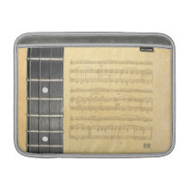 Banjo Fretboard Sheet Music Macbook Air 13" Sleeve Sleeves  For MacBook Air at Zazzle