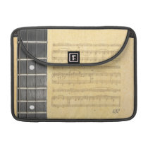 Banjo Fretboard Sheet Music Macbook Pro 13" Sleeve MacBook  Pro Sleeve at Zazzle