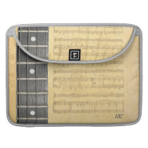 Banjo Fretboard Sheet Music Macbook Pro 15" Sleeve Sleeves  For MacBook Pro at Zazzle