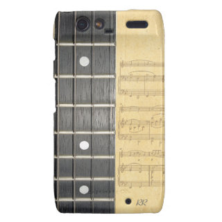 Banjo Fretboard Sheet Music Motorola RAZR Case Motorola Droid Razr Case