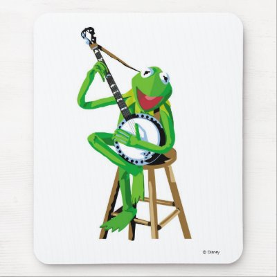 Banjo Kermit Disney mousepads