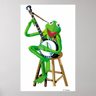 Banjo Kermit Disney print