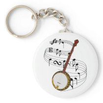 Banjo Key Chain