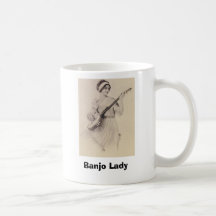 Banjo Lady, Banjos Rule Mugs