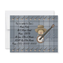 Banjo Pat Custom Invitation