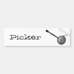 Banjo Picker Bumper Sticker