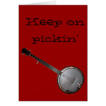 Banjo Picker Greeting Card