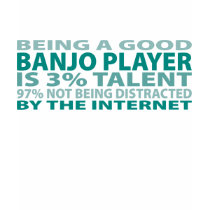 Banjo Player 3% Talent t-shirts by sciencewillprevail Banjo Player 3% Talent t-shirts