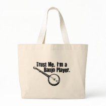 Banjo Player Canvas Bags