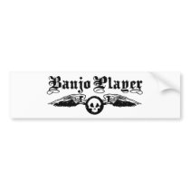 Banjo Player Bumper Stickers