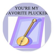 banjo player design stickers by jimhartley banjo player design stickers